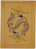 max ernst le jeu de marseille projet de carte pancho villa Art A4 Photo Print