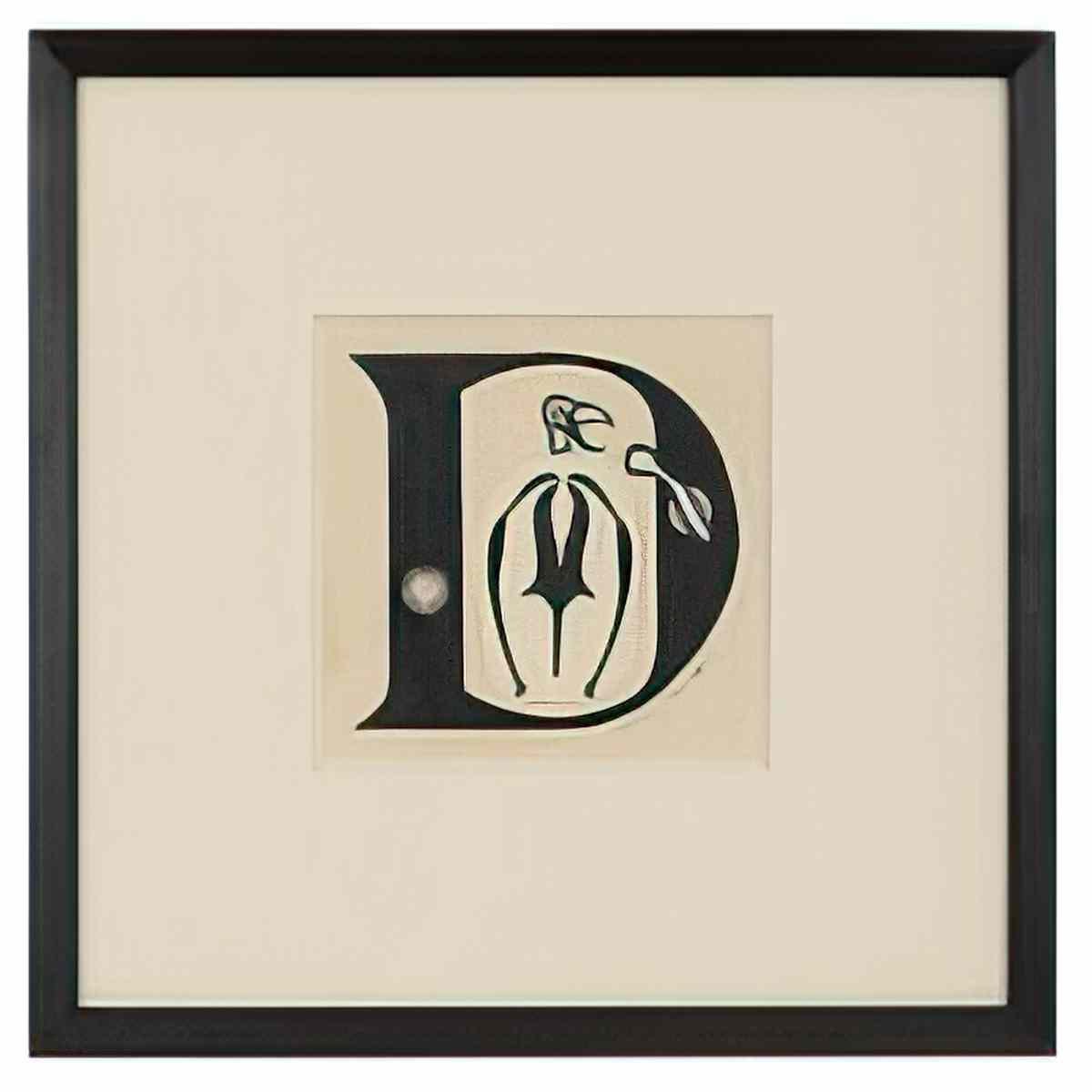 max ernst lettrine d Art A4 Photo Print
