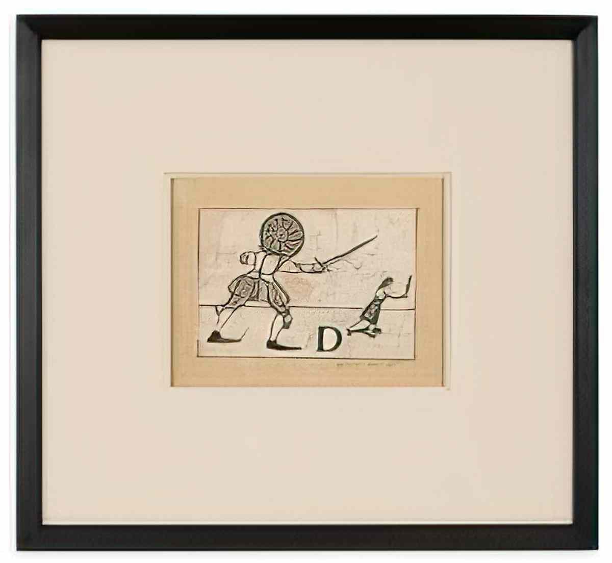 max ernst lettrine d1 Art A4 Photo Print