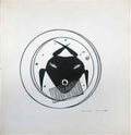 max ernst lettrine o study for a letter of the alphabet Art A4 Photo Print