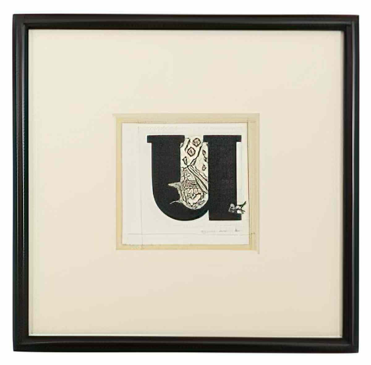 max ernst lettrine u Art A4 Photo Print