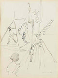 max ernst lhomme sans tete la danseuse et loiseau Art A4 Photo Print