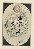max ernst logique sans peine wunderhorn frontispiz Art A4 Photo Print