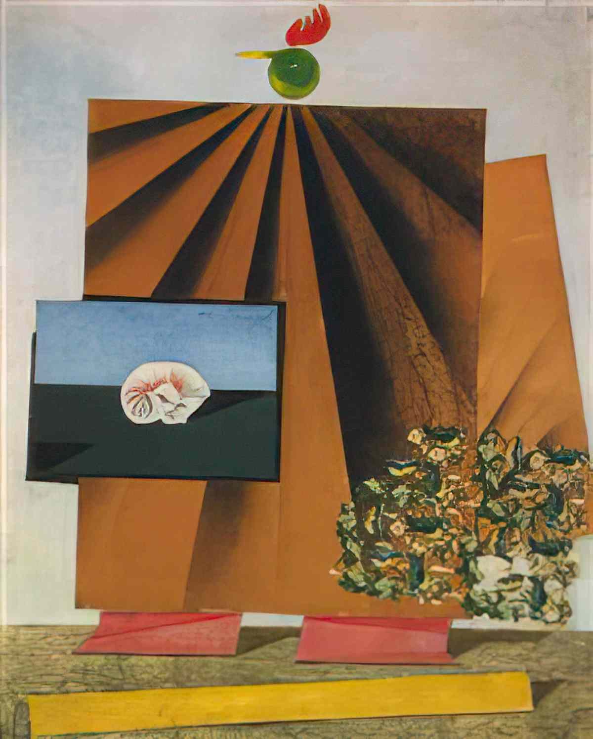max ernst lolop presente une fleur figure anthopomorphe et fleur coqu Art A4 Photo Print