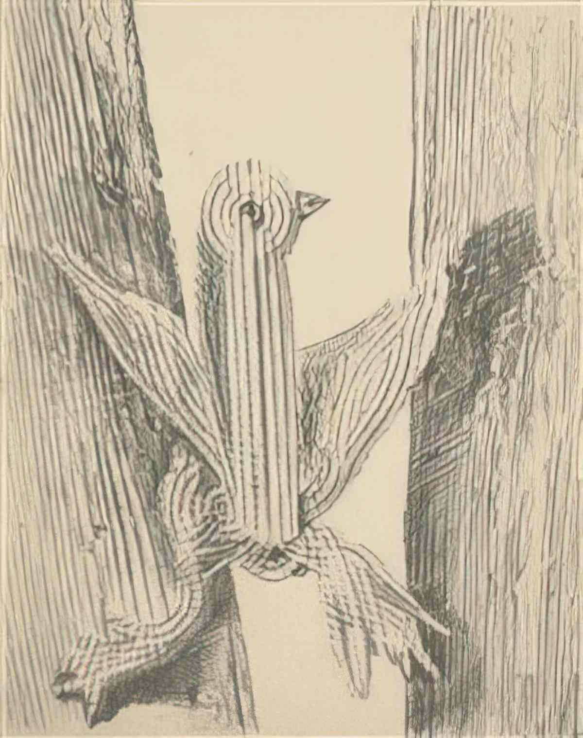 max ernst lorigine de la pendule Art A4 Photo Print