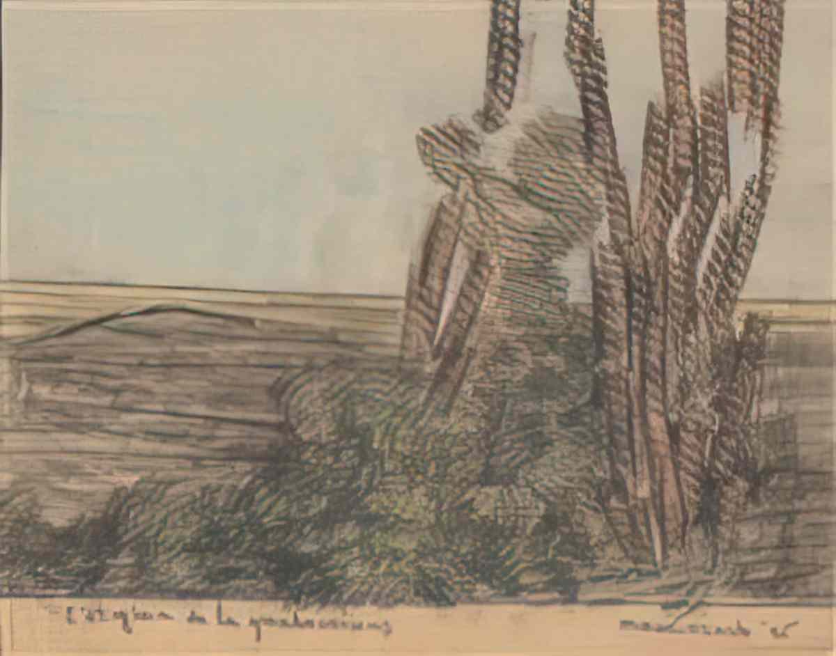 max ernst lorigine de la quatroniuns Art A4 Photo Print