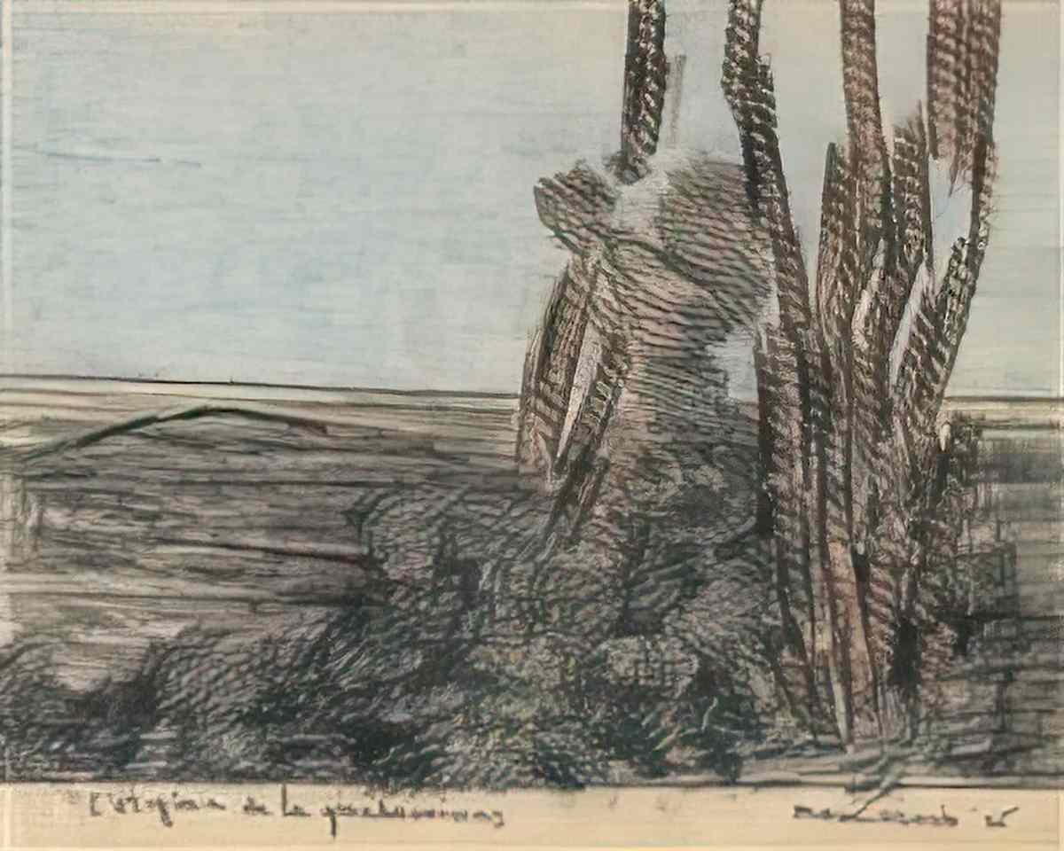 max ernst lorigine de la quatroniuns1 Art A4 Photo Print