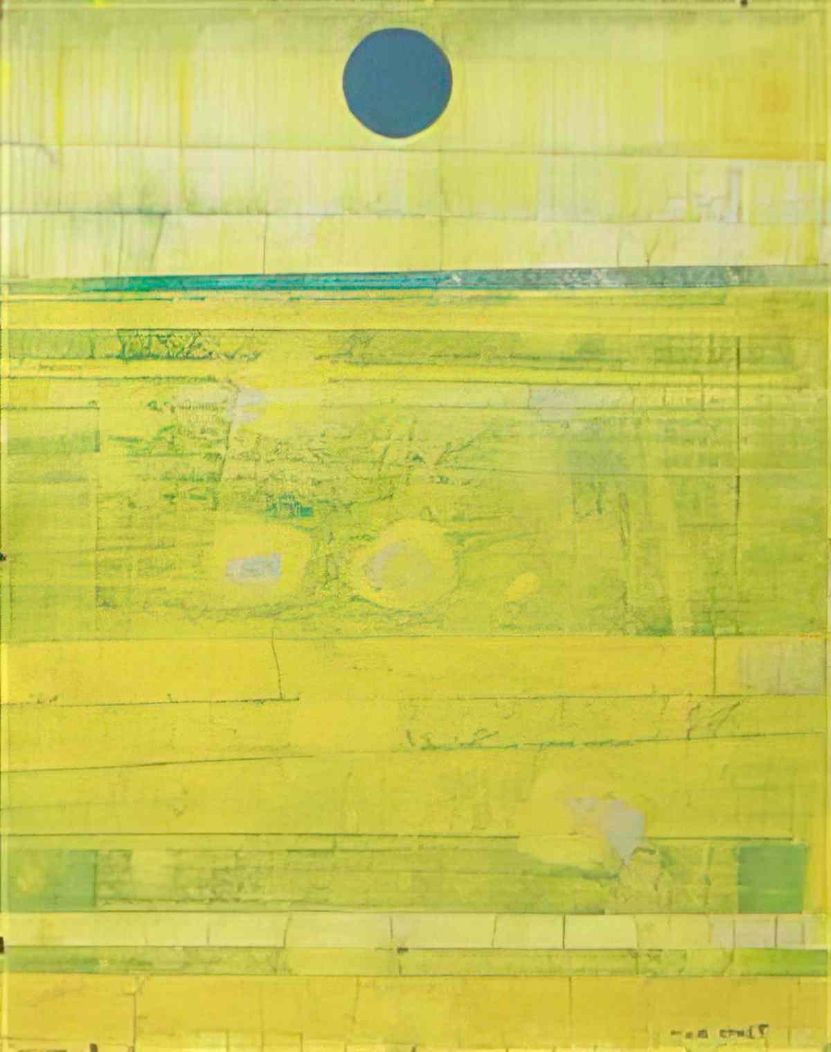 max ernst mer jaune soleil bleu Art A4 Photo Print
