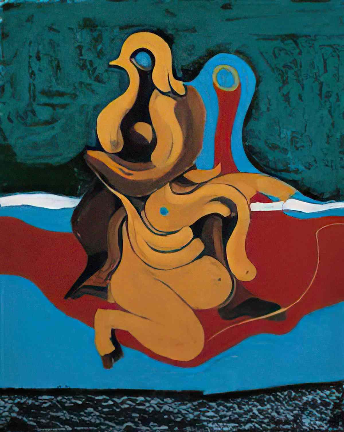 max ernst monument aux oiseaux2 Art A4 Photo Print