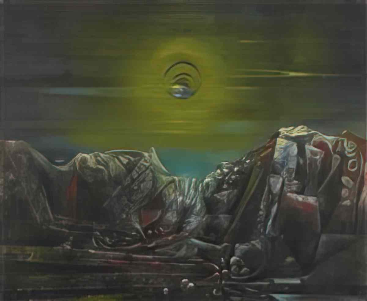max ernst moon ii Art A4 Photo Print
