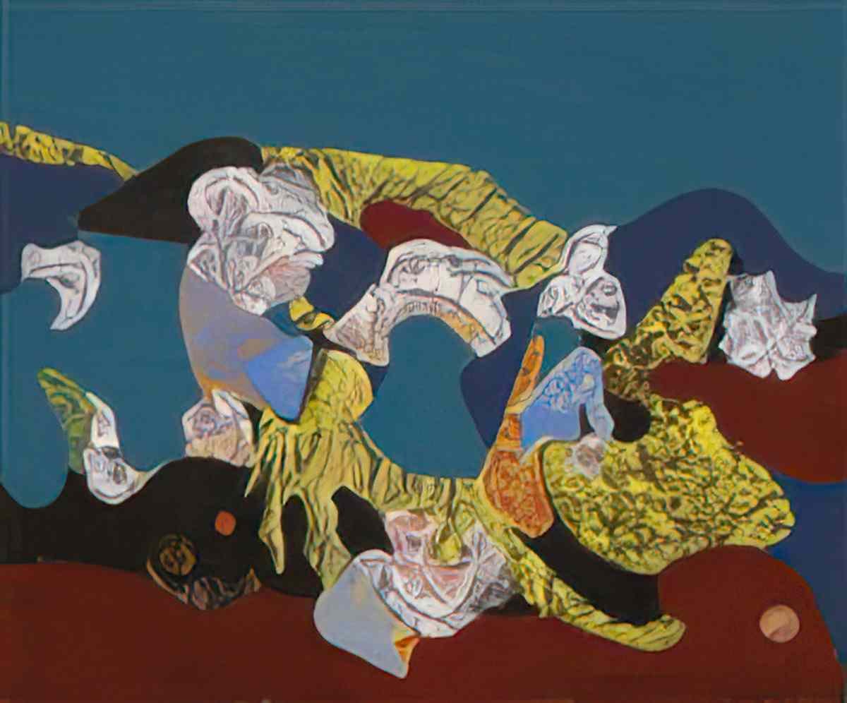 max ernst ohne titel muschelblumen Art A4 Photo Print
