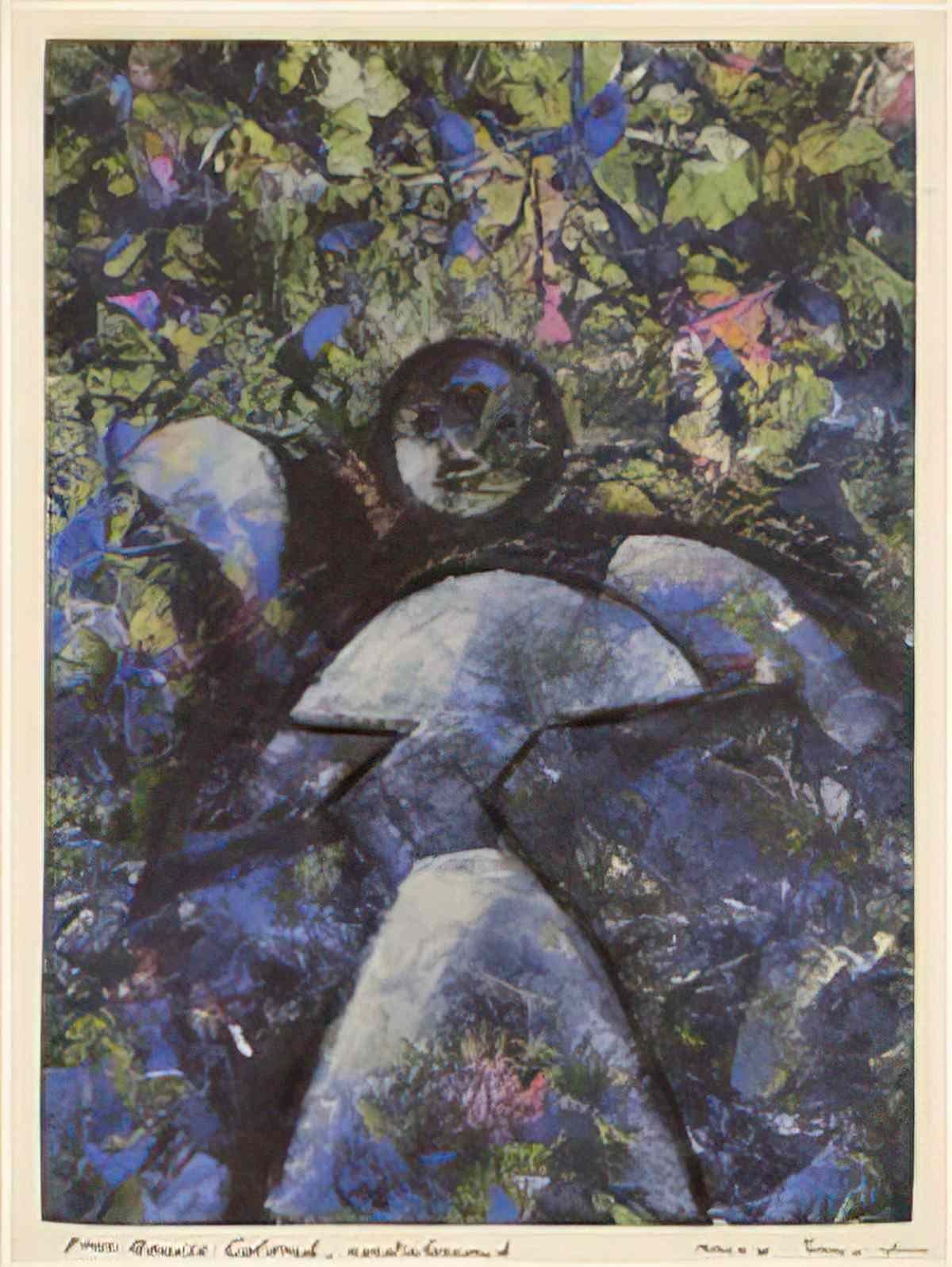 max ernst ohne titel pour denise colomb Art A4 Photo Print
