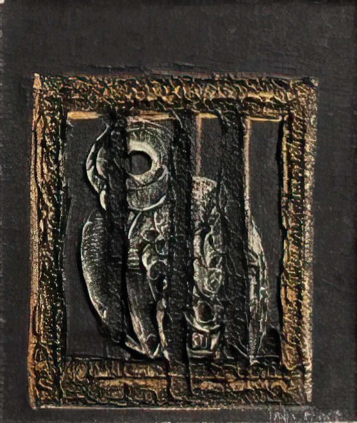 max ernst oiseau en cage1 Art A4 Photo Print