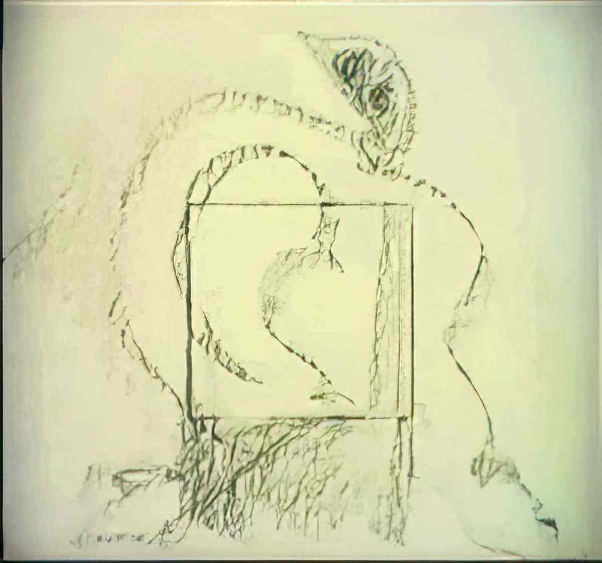 max ernst oiseau et cage Art A4 Photo Print