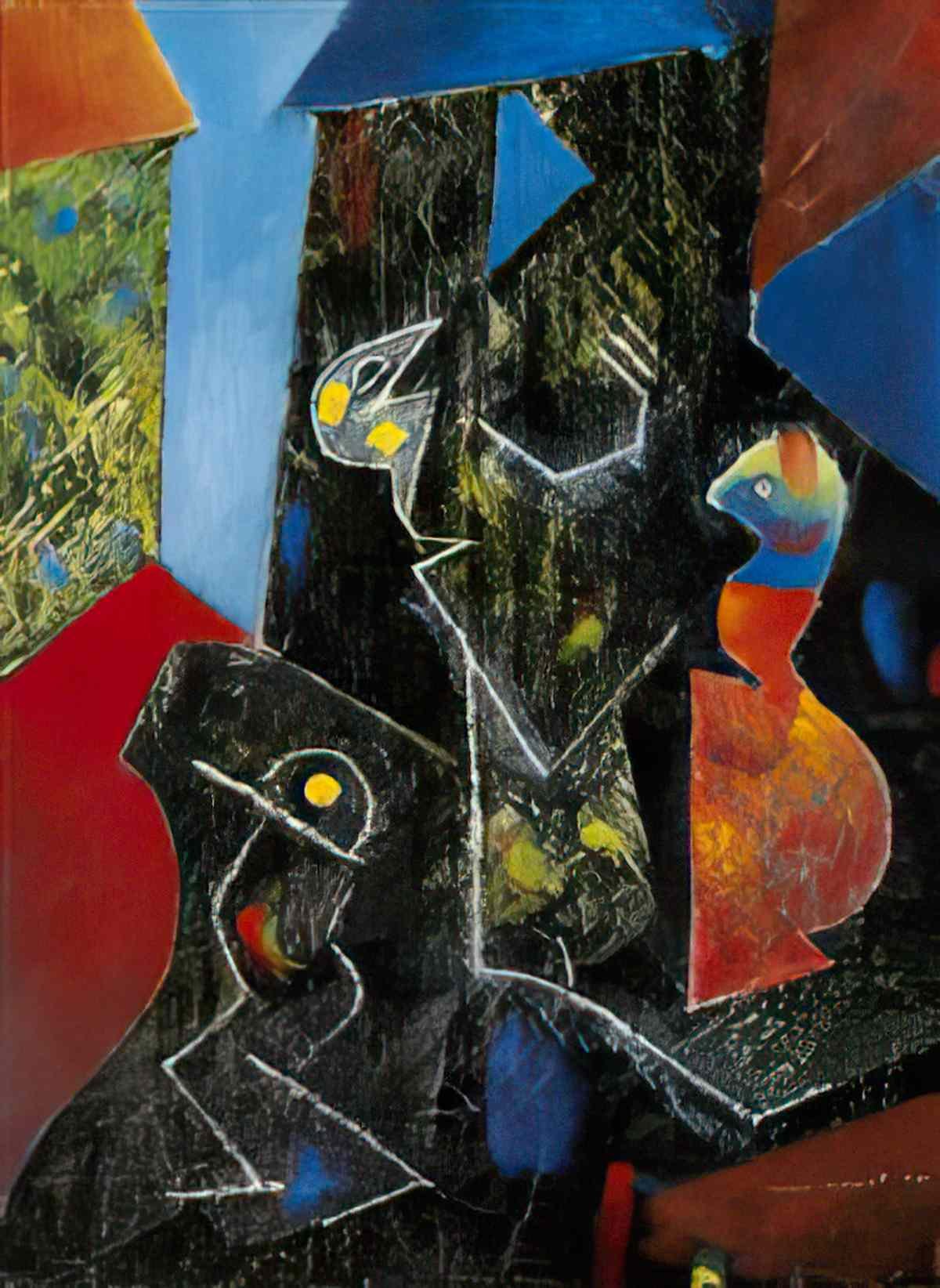 max ernst oiseaux 2 Art A4 Photo Print