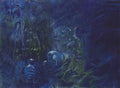 max ernst oiseaux bleus dans une foret bleue1 Art A4 Photo Print
