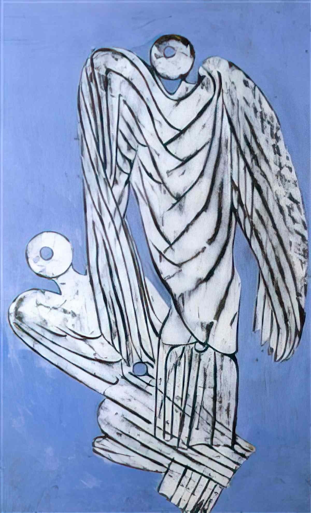max ernst oiseaux spectraux 2 Art A4 Photo Print