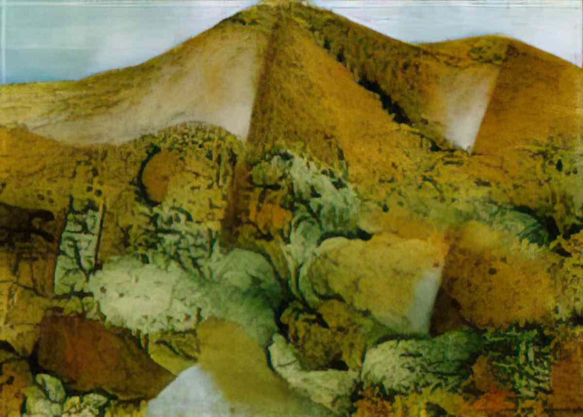 max ernst paysage arizona mountains Art A4 Photo Print