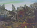 max ernst paysage avec lac et chimeres Art A4 Photo Print