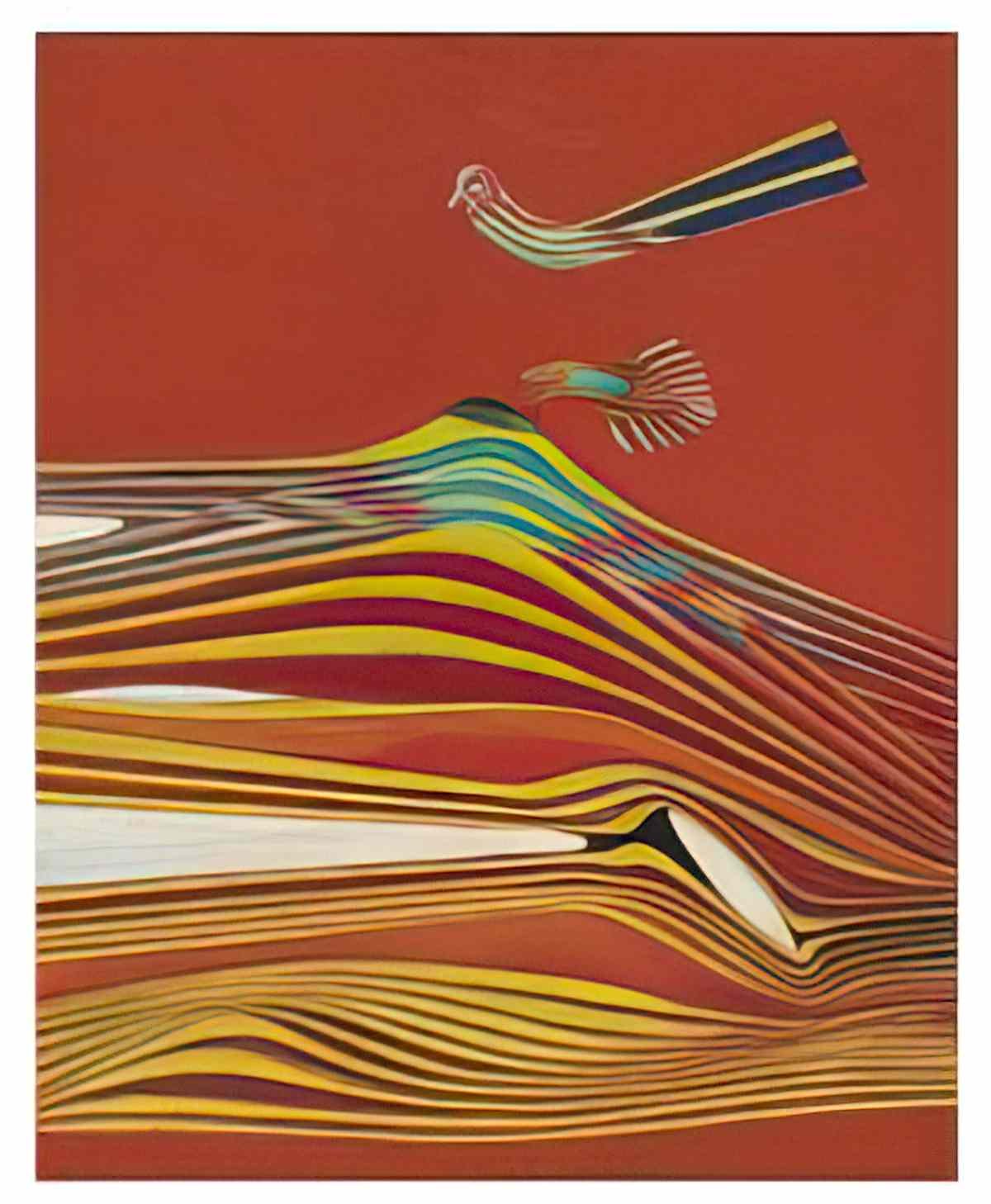 max ernst paysage effet dattouchement Art A4 Photo Print