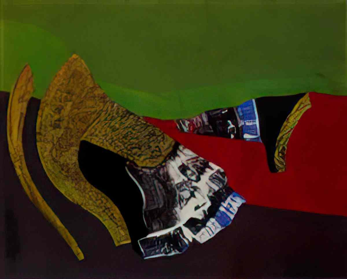 max ernst paysage vert et rouge1 Art A4 Photo Print