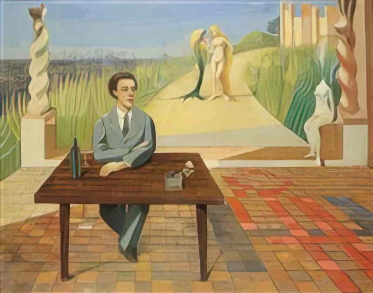 max ernst portrait dandre breton 2 Art A4 Photo Print
