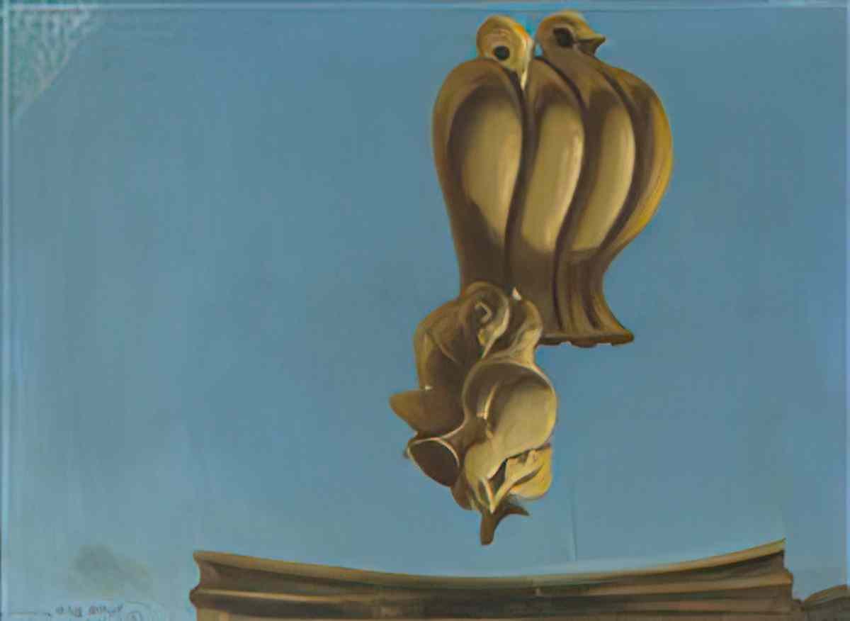 max ernst projet pour le monument aux oiseaux Art A4 Photo Print
