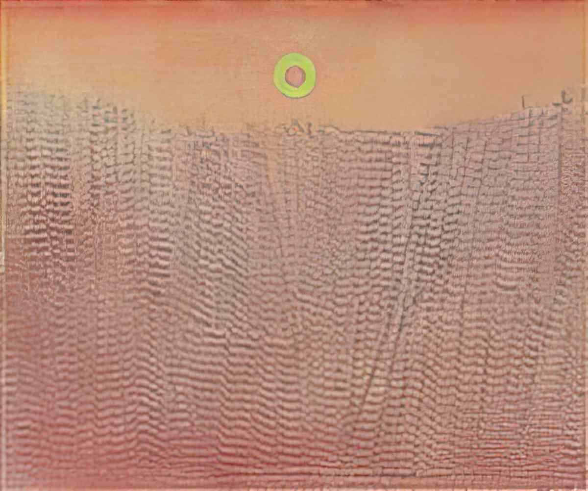 max ernst roter gratenwald mit sonne red forest with sun Art A4 Photo Print