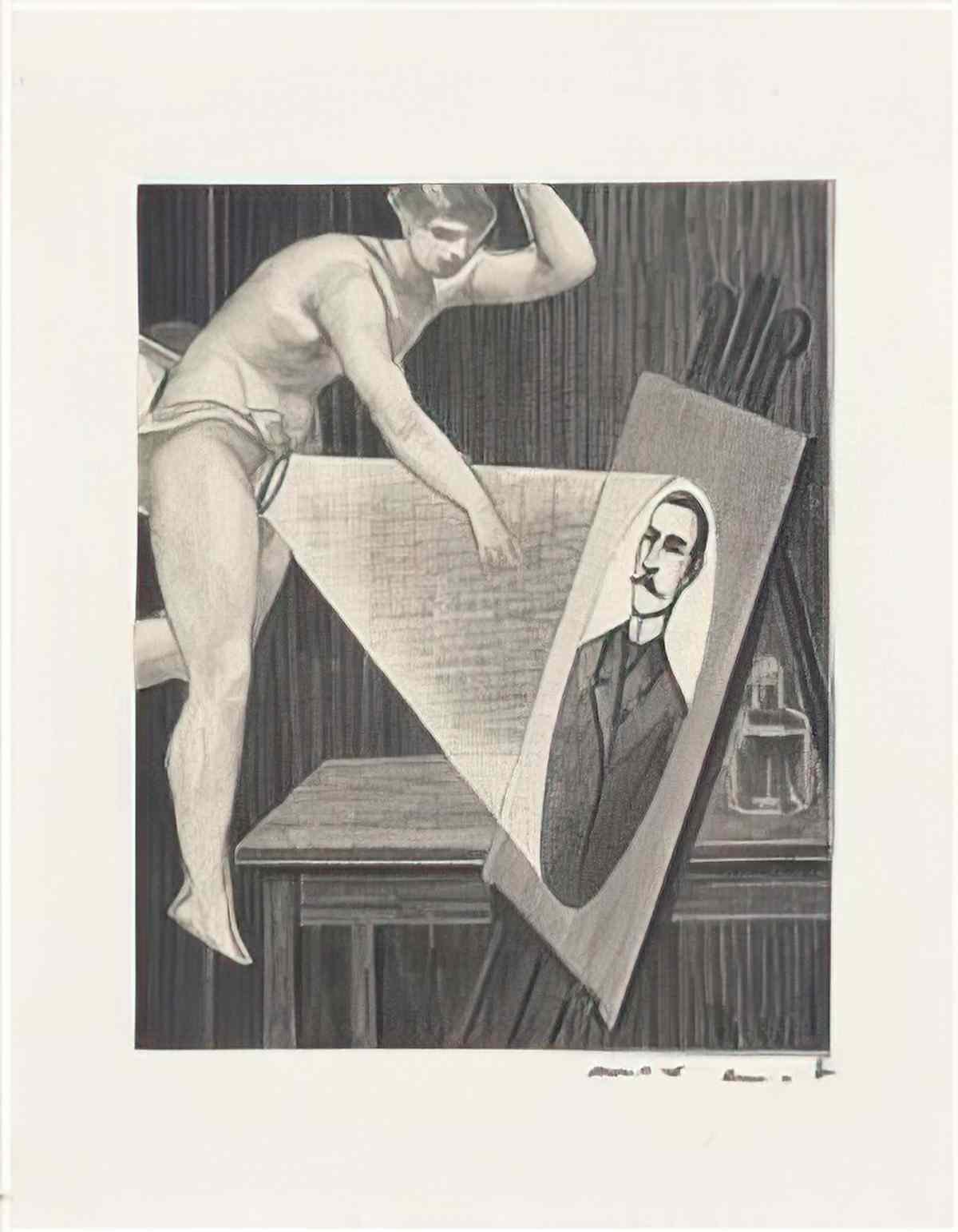 max ernst sans souffler mot et par nimporte quel temps lumiere magiqu Art A4 Photo Print