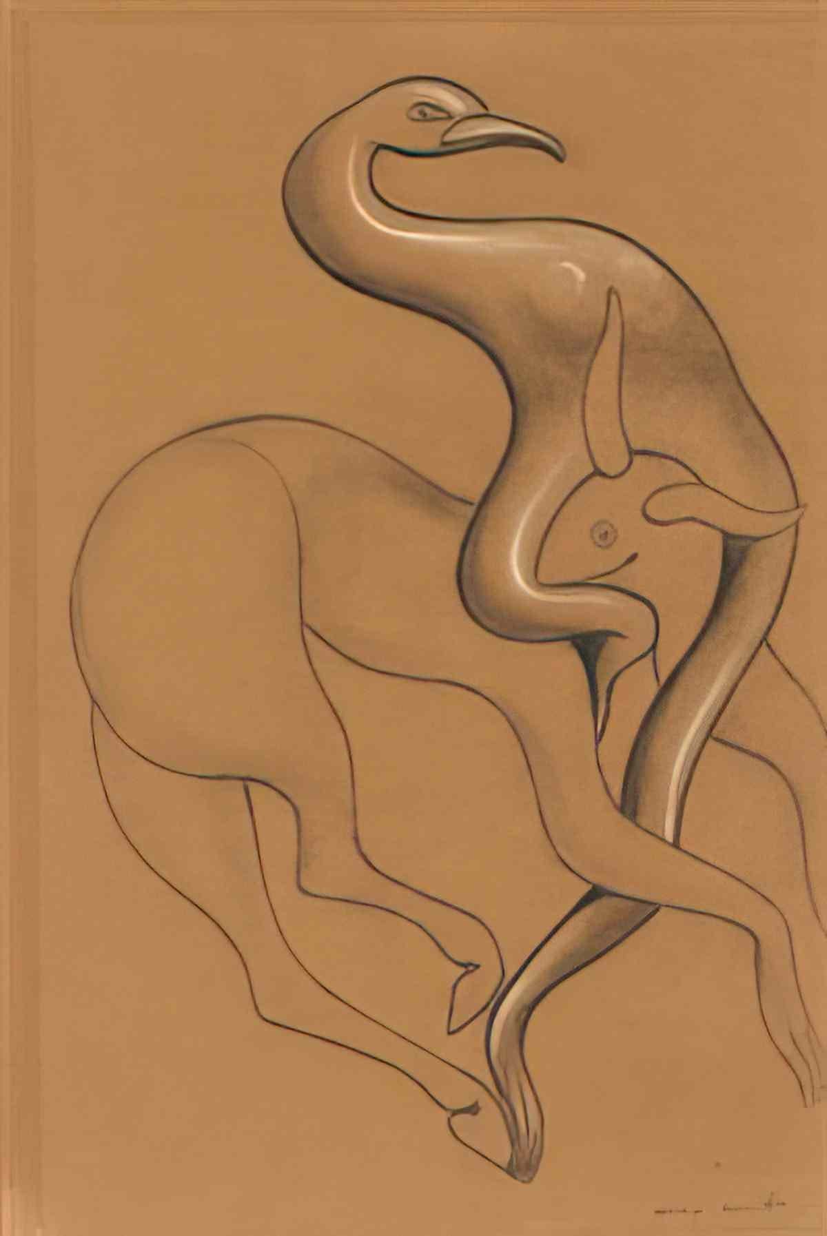 max ernst sans titre chimere Art A4 Photo Print