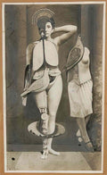 max ernst santa conversazione Art A4 Photo Print