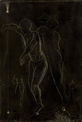 max ernst schwebende figuren Art A4 Photo Print