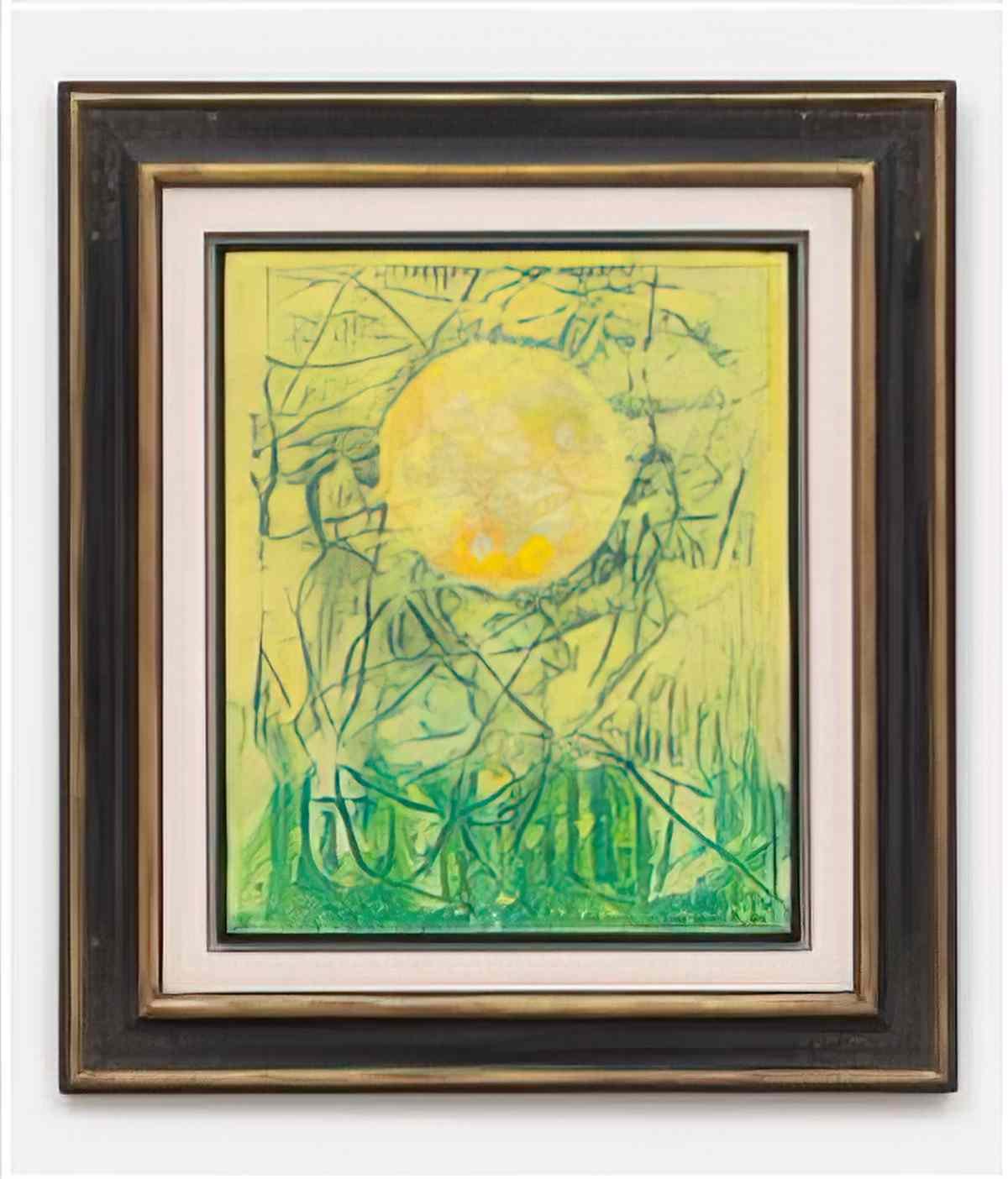max ernst soleil jaune Art A4 Photo Print