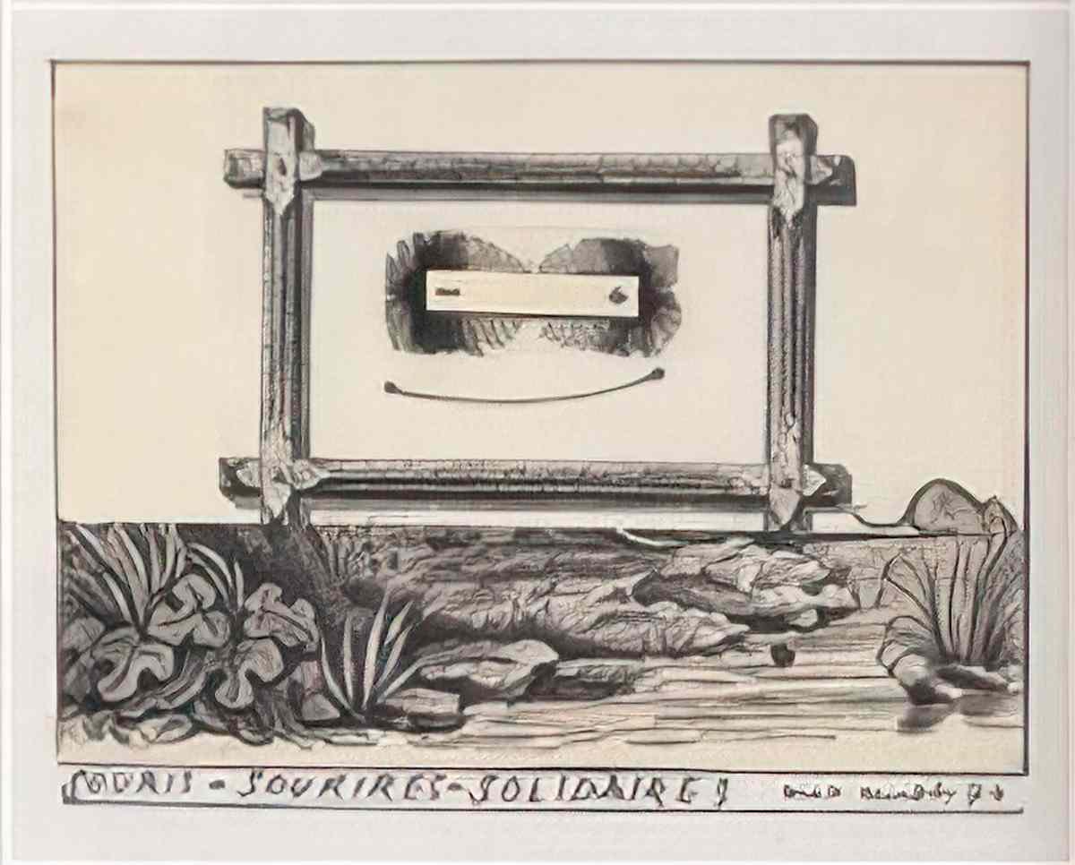 max ernst souris sourires solidaires Art A4 Photo Print
