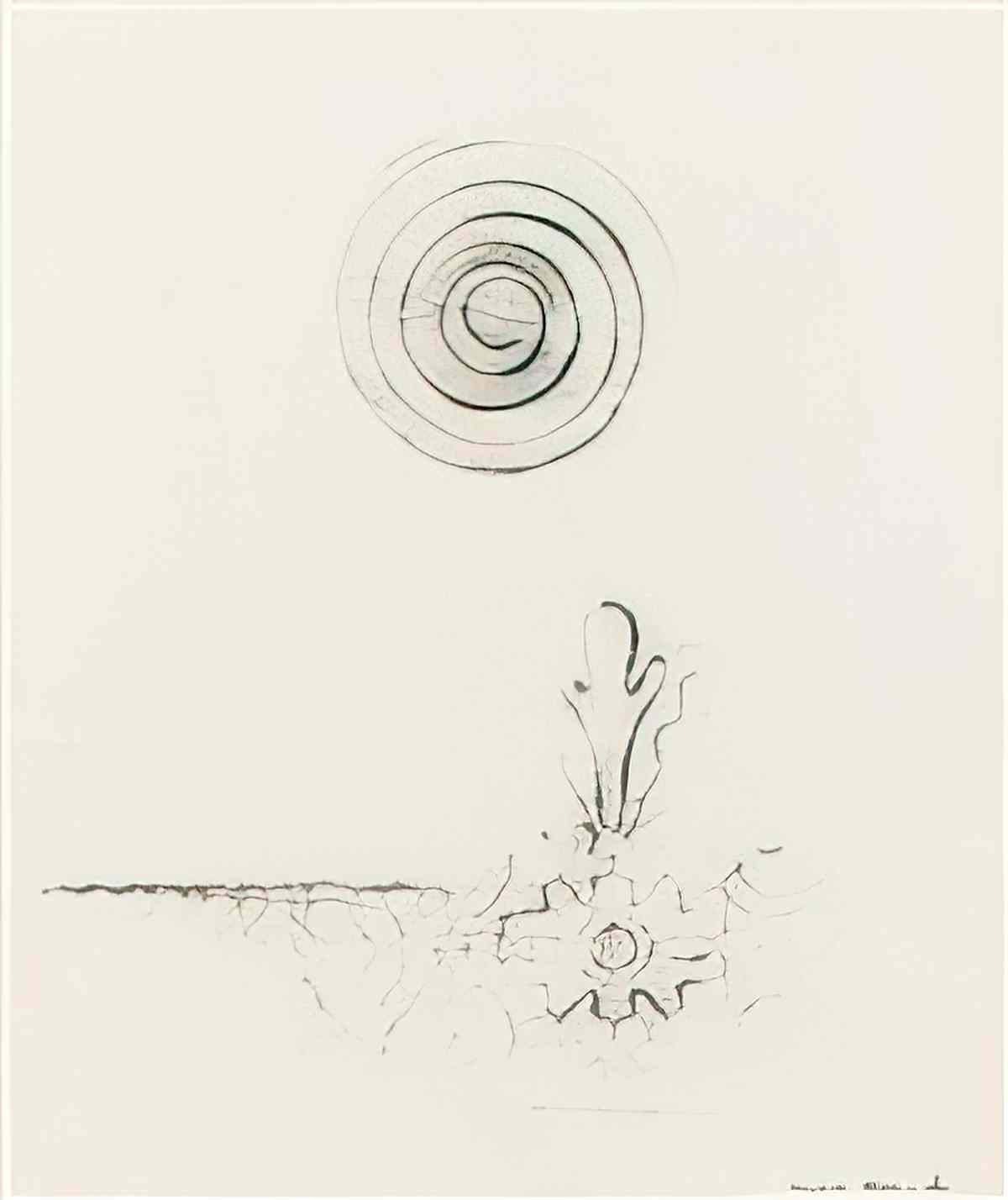 max ernst spiral Art A4 Photo Print