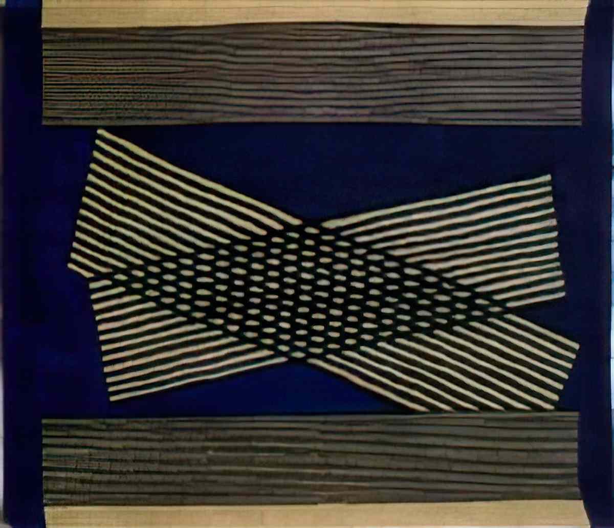 max ernst streifenkomposition Art A4 Photo Print