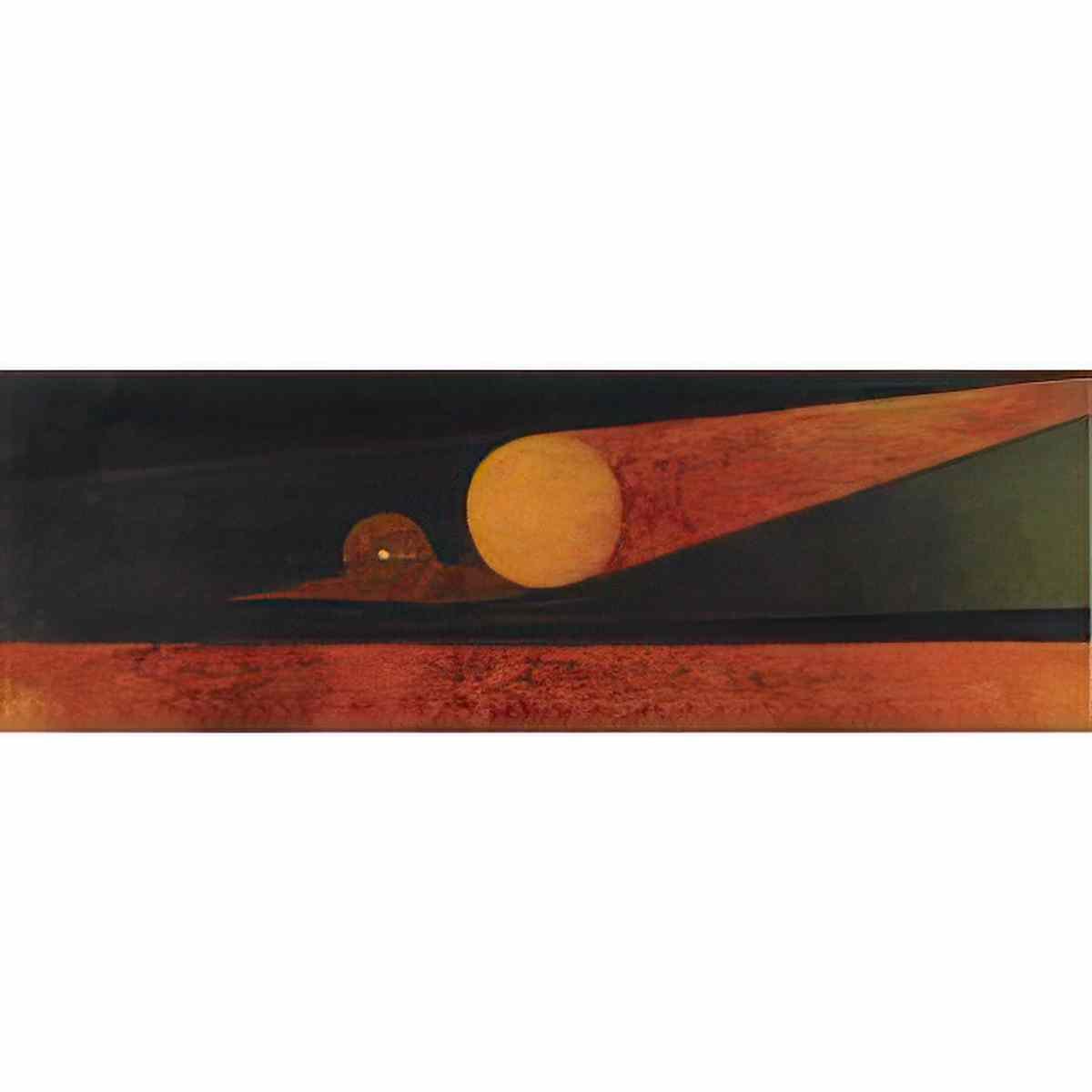 max ernst sun and bird in space Art A4 Photo Print