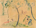 max ernst szene im park Art A4 Photo Print