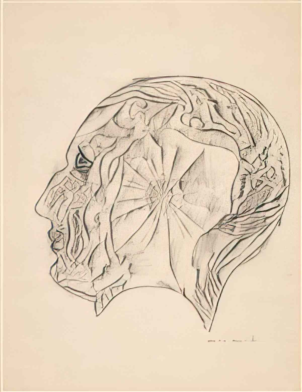 max ernst tête Art A4 Photo Print