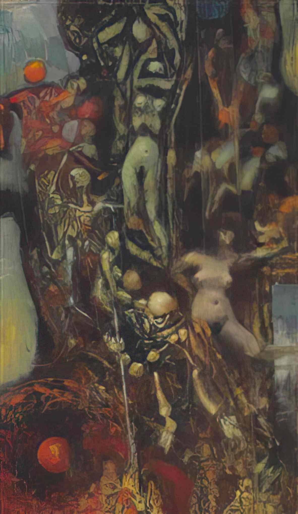 max ernst temptation of st anthony Art A4 Photo Print