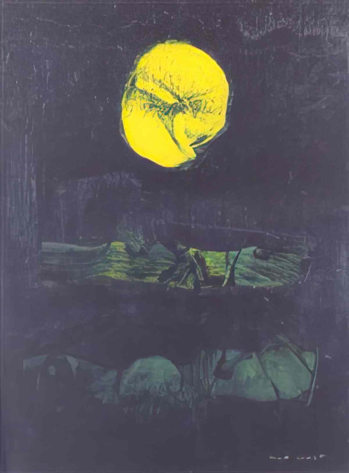 max ernst the sun as seen from the moon Art A4 Photo Print