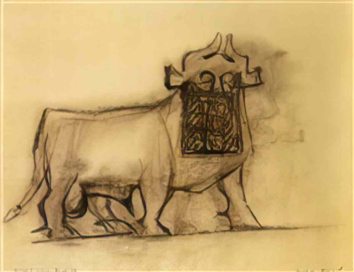 max ernst un taureau projet pour judith Art A4 Photo Print