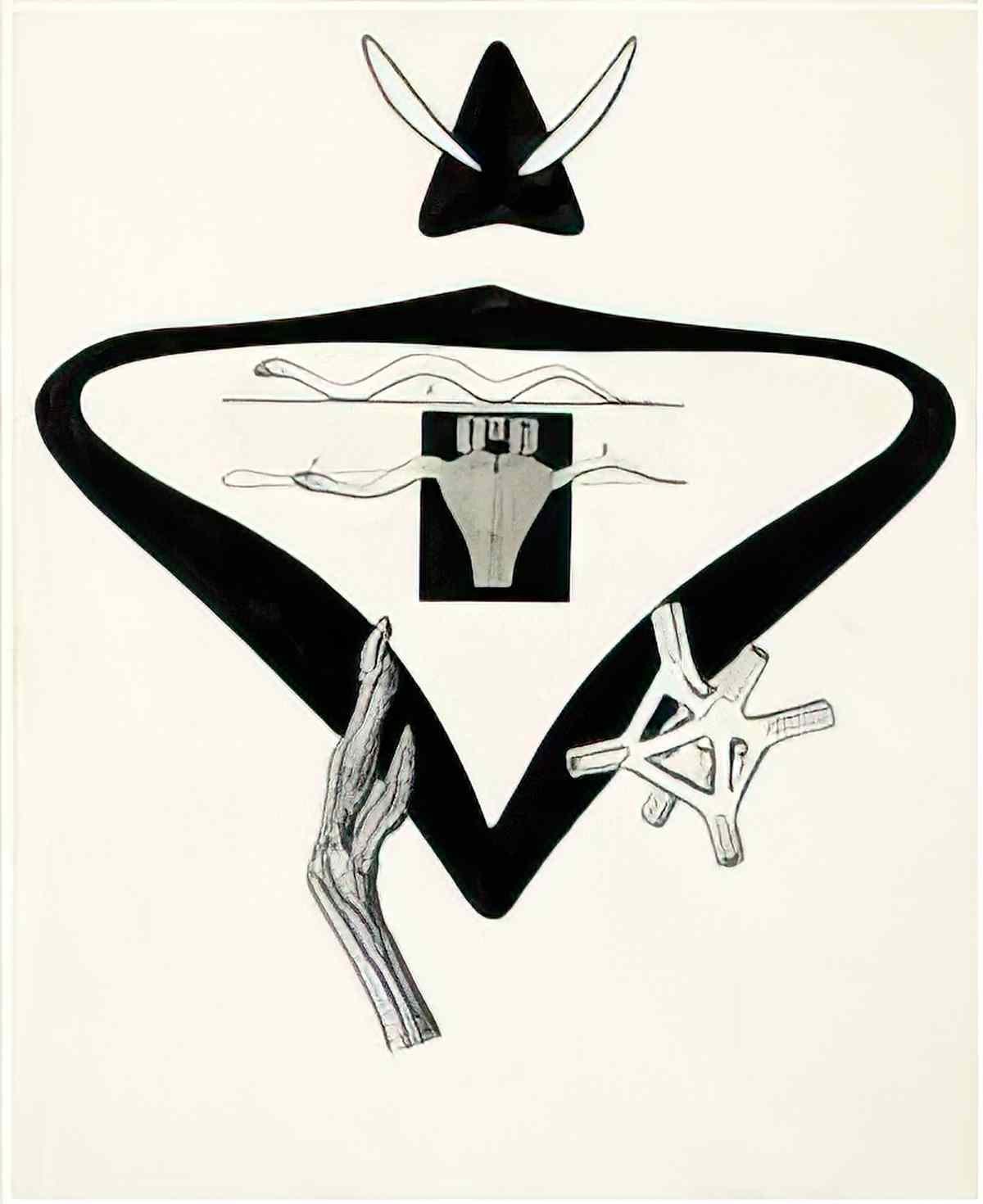 max ernst utan titel illustration for la brebis galante by b perets Art A4 Photo Print
