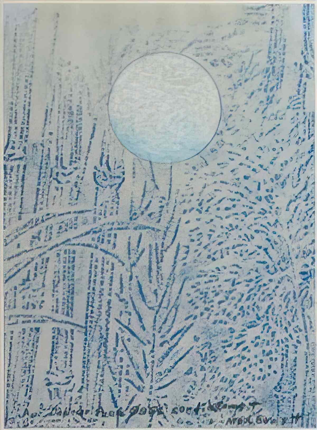 max ernst vegetaux sous la lune Art A4 Photo Print