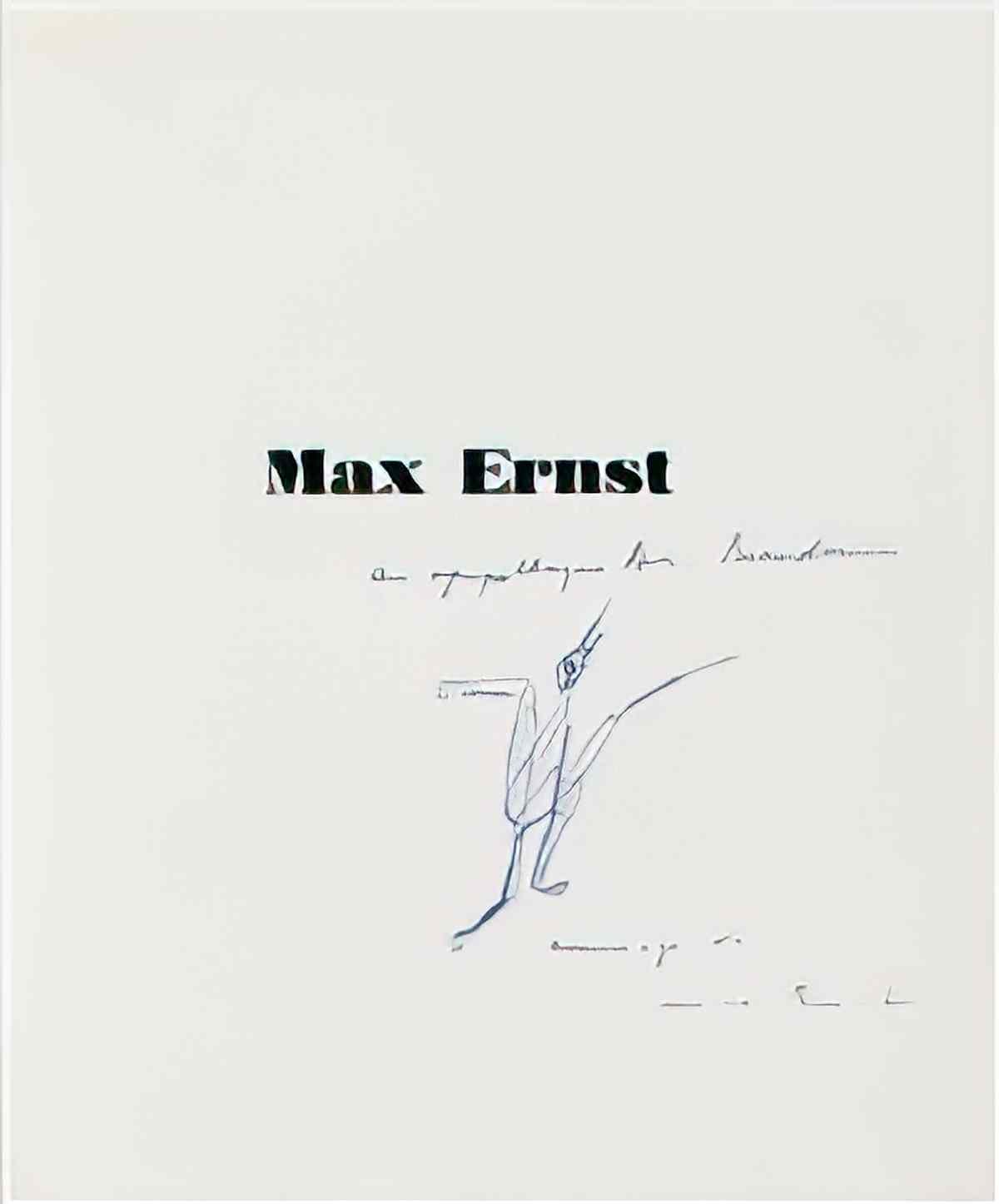 max ernst vogel loplop Art A4 Photo Print