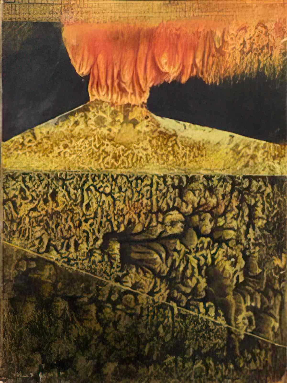 max ernst vulcano Art A4 Photo Print