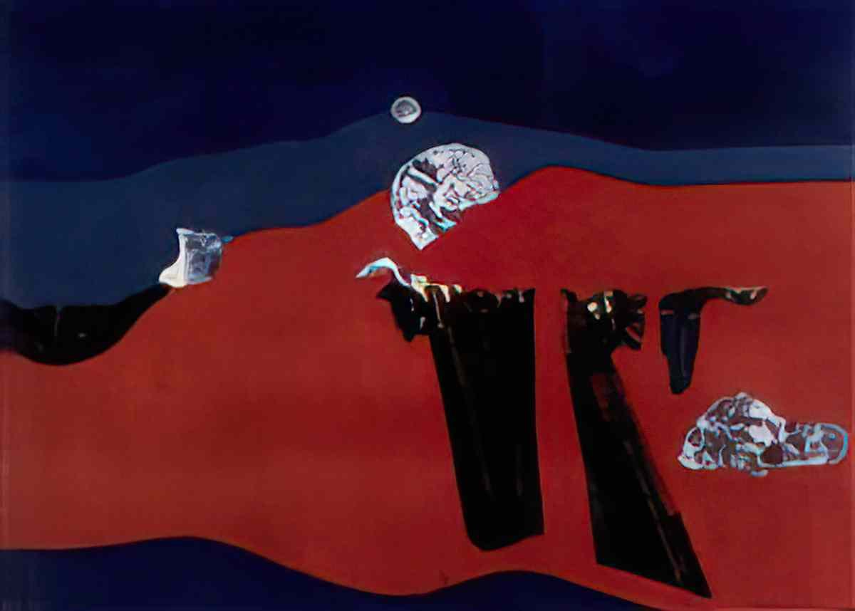 max ernst wüstenlandschaft Art A4 Photo Print
