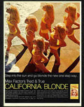 max factor california blonde 1970s Advert A4 Photo Print