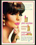 max factor lipstick 1960s Advert A4 Photo Print