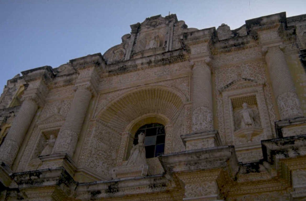 mayan church archway 1980s 1990s A4 Photo Print